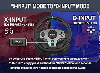 Amazon.com: PXN V9 Gaming Racing Wheel pc Steering Wheel With